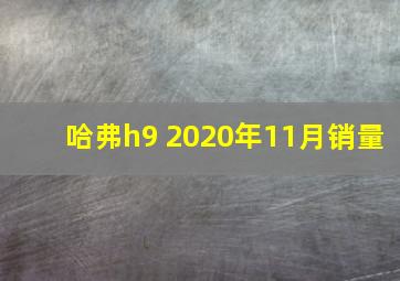 哈弗h9 2020年11月销量